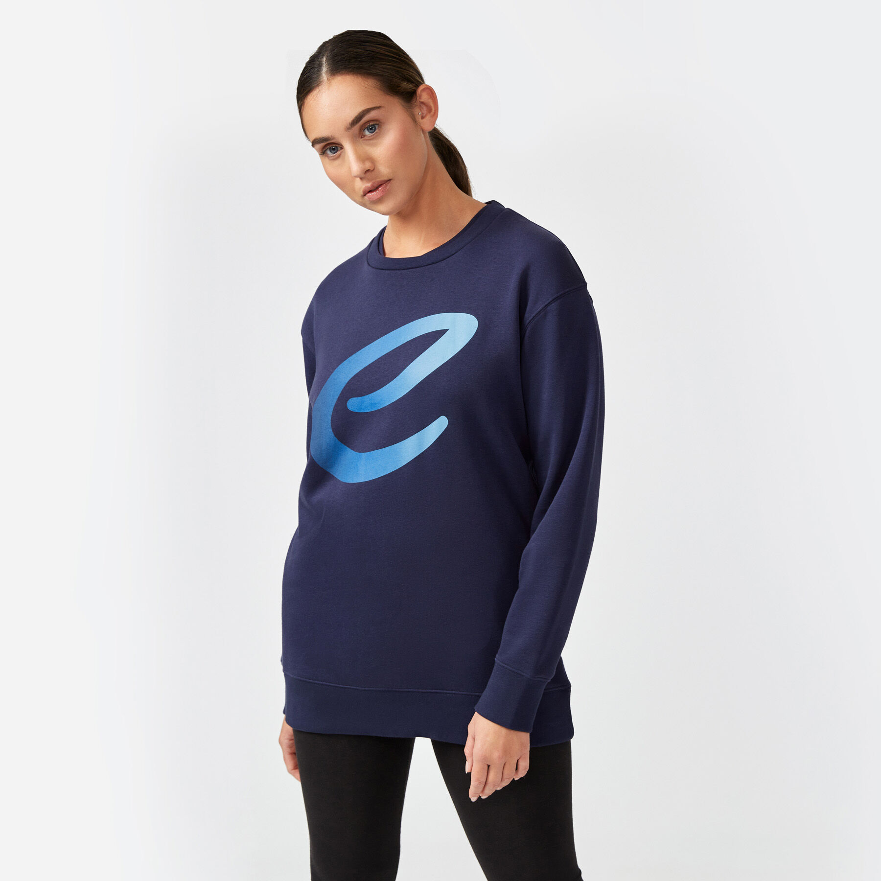 Gradient crewneck sales