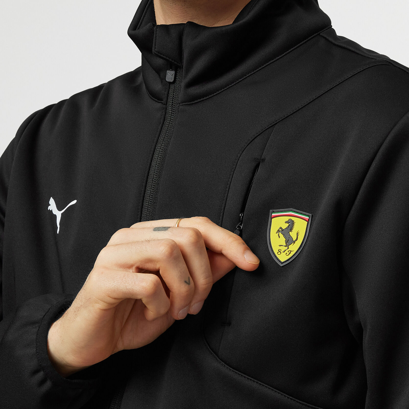 Scuderia Ferrari Puma Softshell Jacket - Black