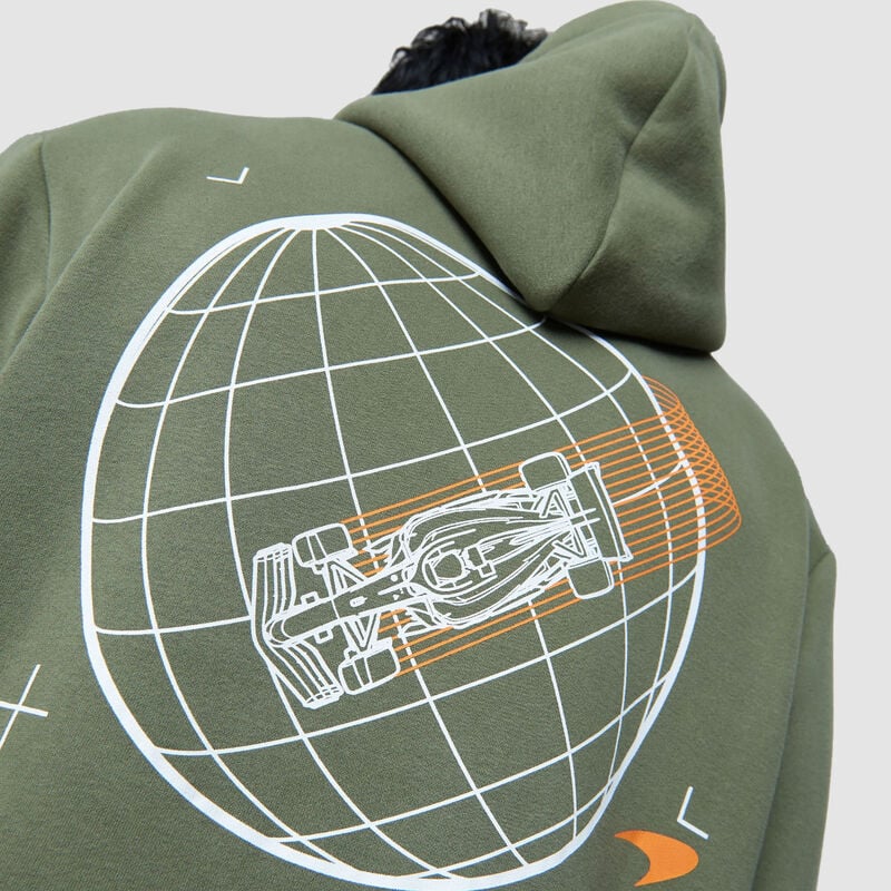 MCLAREN SL DR GRAPHIC HOODY - olive