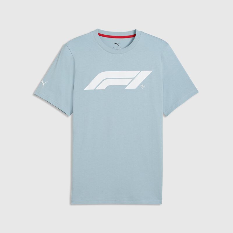 PUMA Logo T-shirt 2026 - F1 Collection - Seafoam XS for males - 4069161966026 - Fuel For Fans F1 Merchandise store