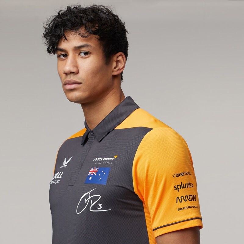 MCLAREN RP DRIVERS POLO - RICCIARDO - orange