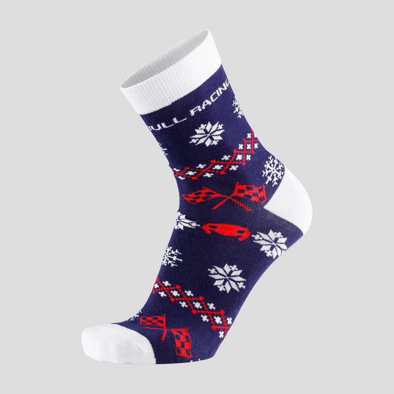 RBR UNISEX FAIRISLE SOCKS - navy