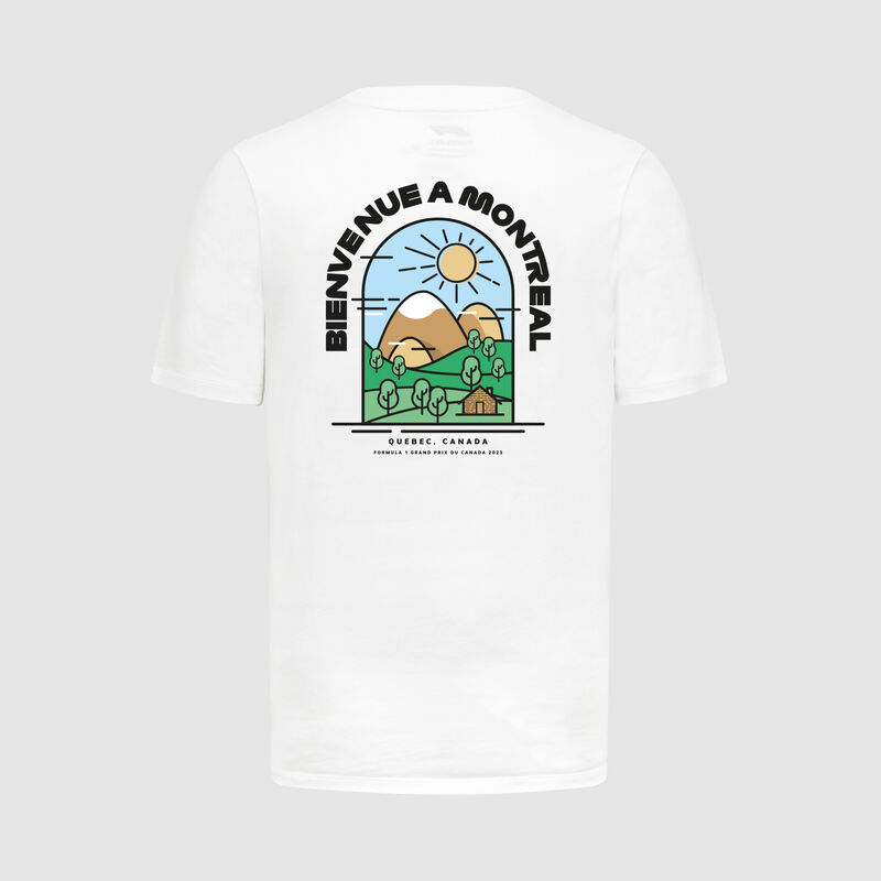 F1 FW RS CANADA TEE - white
