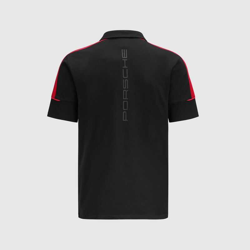 PORSCHE FW MENS POLO - black