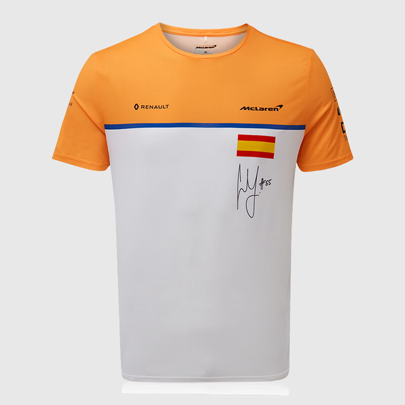 MCLAREN TEAM SAINZ KIDS TEE - white