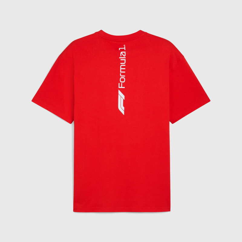 F1 ESS+ TEE - RELAXED - red