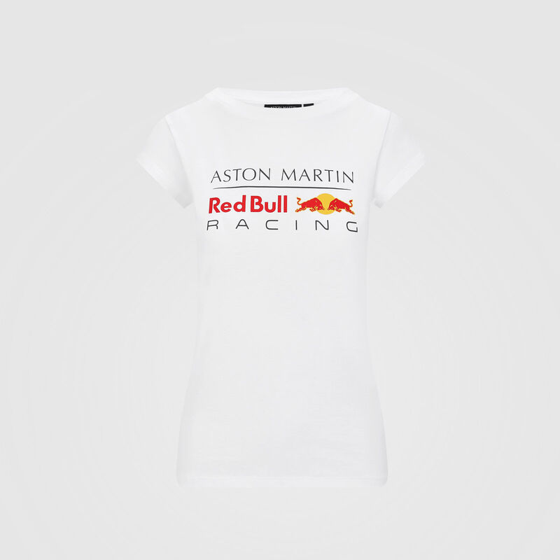Womens Large Logo T Shirt Aston Martin Red Bull Racing Fuel