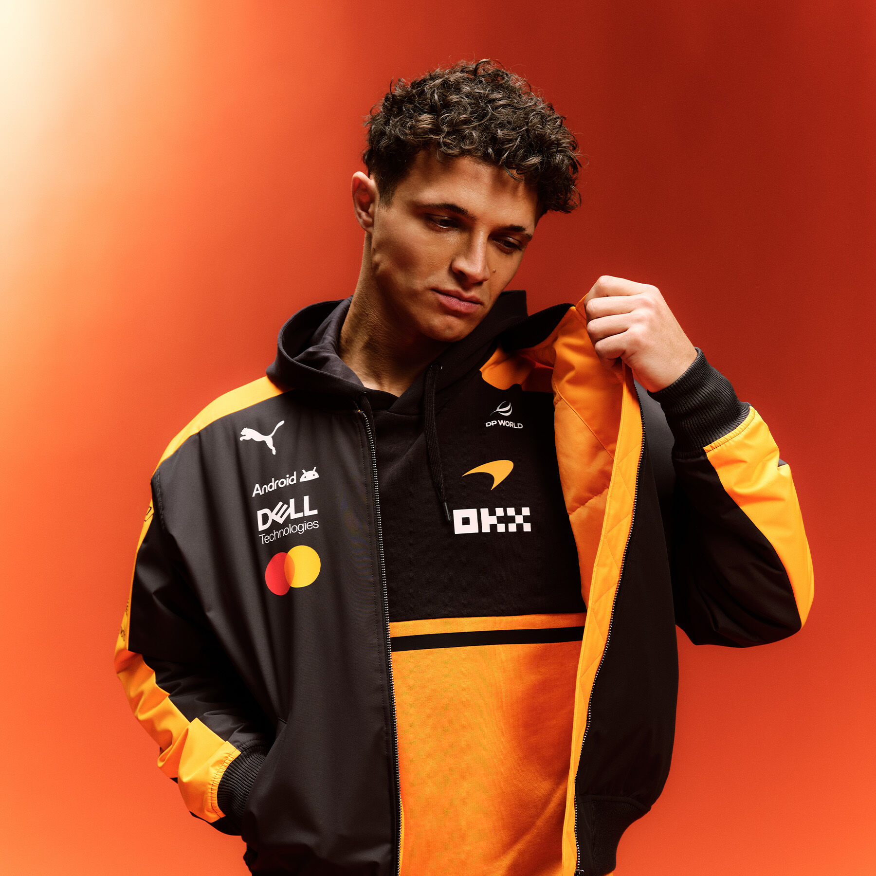PUMA 2026 Team Bomber Jacket - McLaren Mastercard F1 | Fuel For Fans