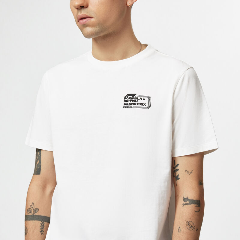 F1 FW RS SILVERSTONE TEE - white