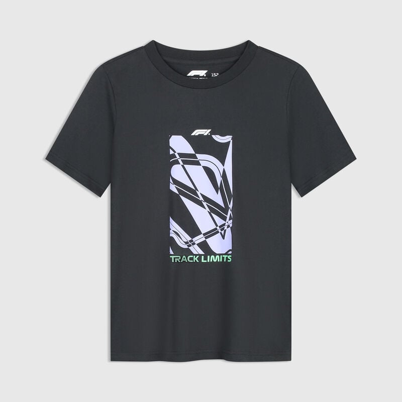 F1 FW KIDs Track Graphic Tee - black