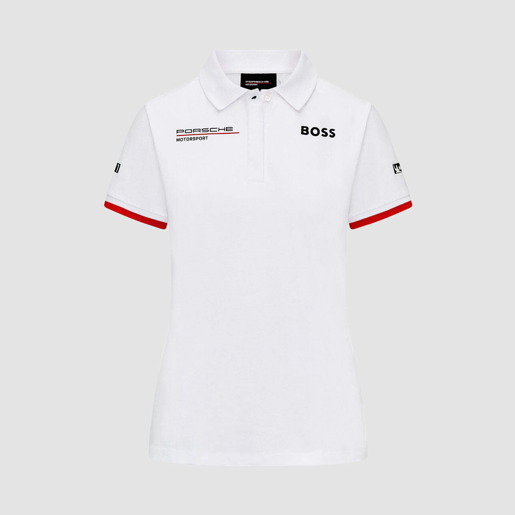 Polo blanco femenino del equipo