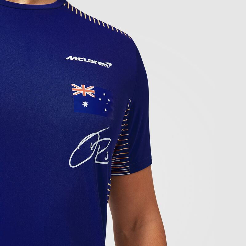 MCLAREN RP MENS RICCIARDO TEE - blue