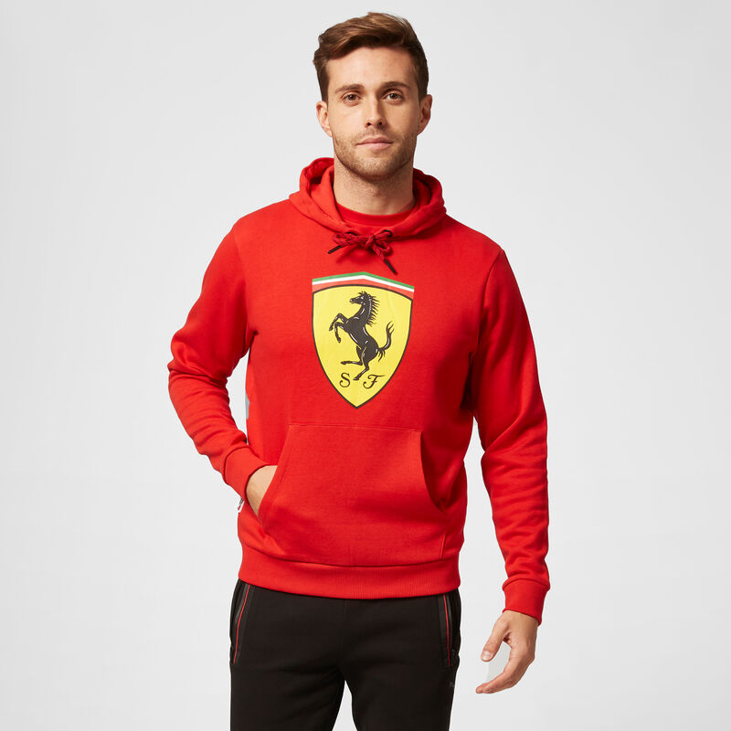 SF FW HOODED SWEAT - red