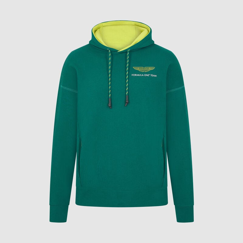 Logo Hoodie 2025 - Aston Martin F1 Team - Green XXL for males - 8719203409030 - Fuel For Fans F1 Merchandise store