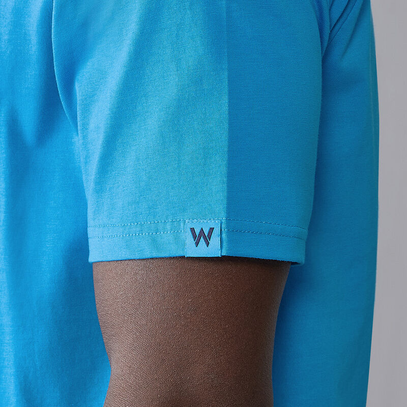WILLIAMS RACING FW MENS LOGO TEE - electric blue
