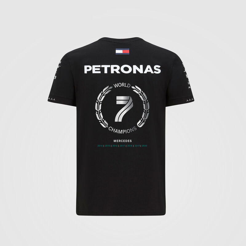 MAPF1 RP MENS MERCEDES CHAMPIONSHIP TEE - black