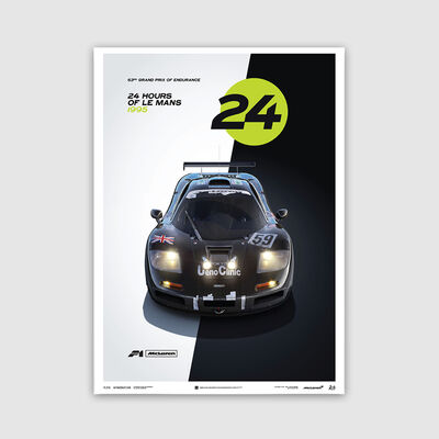 Poster 24 Ore di Le Mans GTR F1