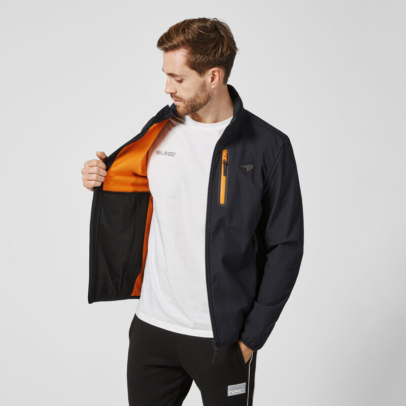 MCLAREN FW MENS SOFTSHELL - black