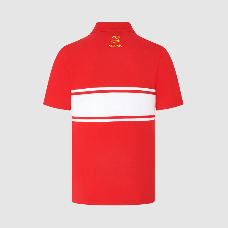AS FW MENS LEGACY PATCHWORK POLO - red
