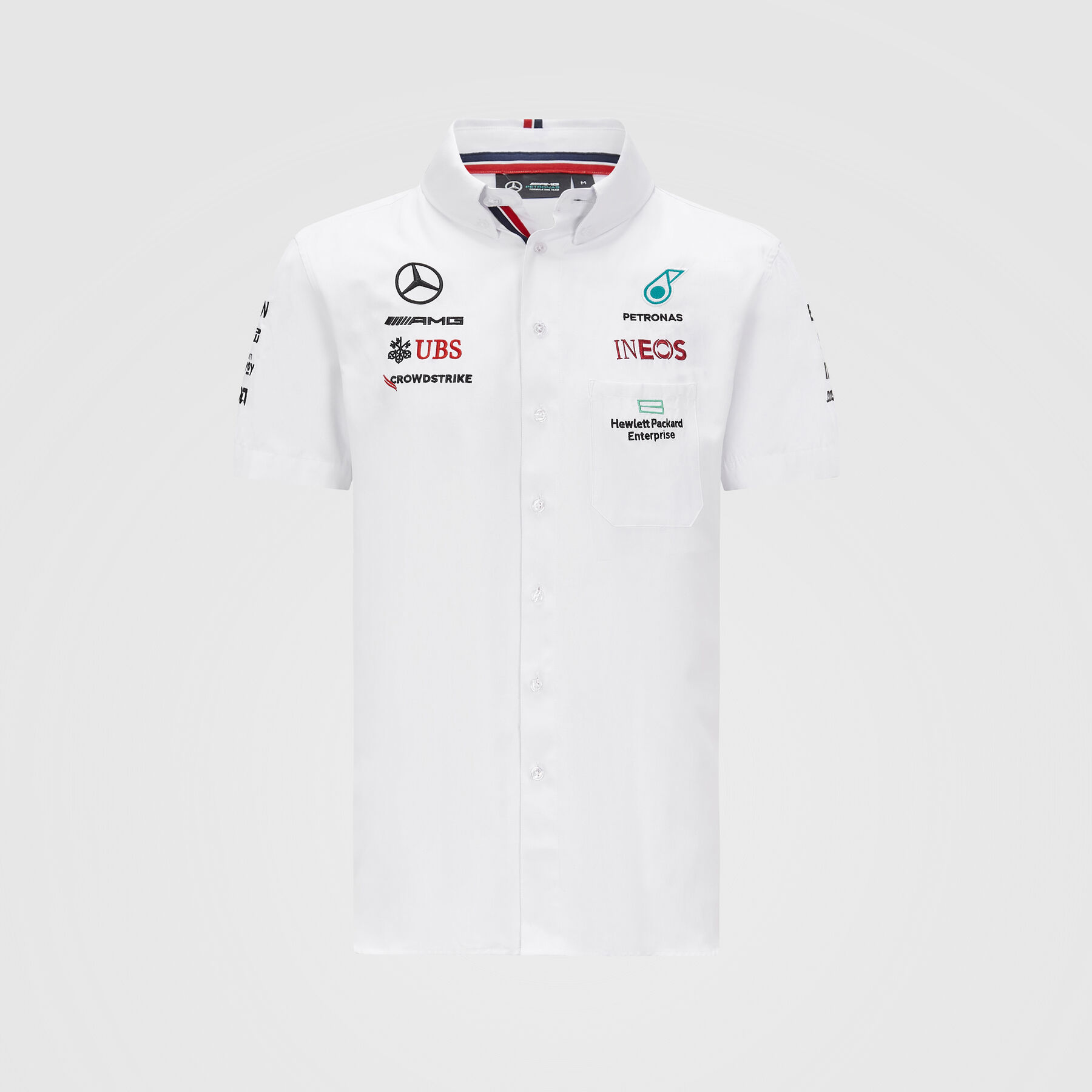 Unbekannt Mercedes AMG Team Langarmshirt 2021 weiß