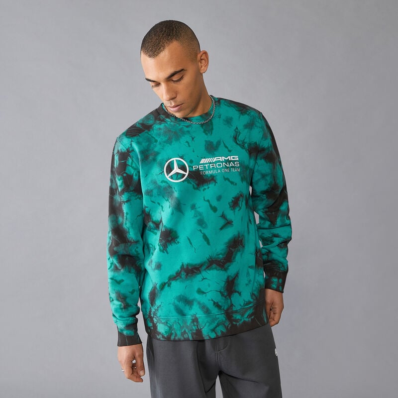 MAPF1 FW MENS TIE DYE CREW NECK SWEAT - multicolor