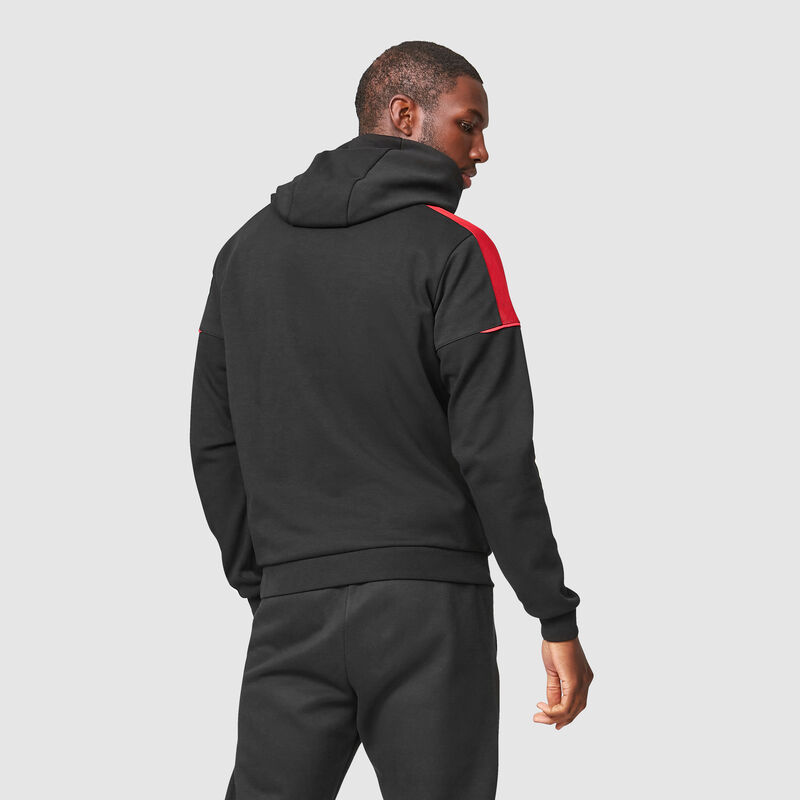 PORSCHE FW MENS HOODED SWEAT - black