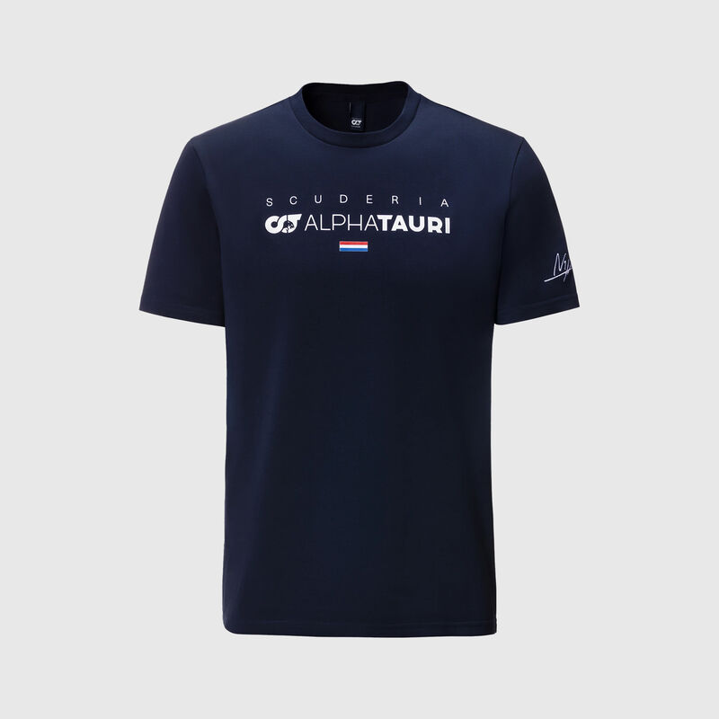 ALPHA TAURI SL MENS DE VRIES TEE - navy