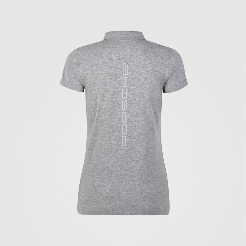 PORSCHE FW WOMENS POLO - grey