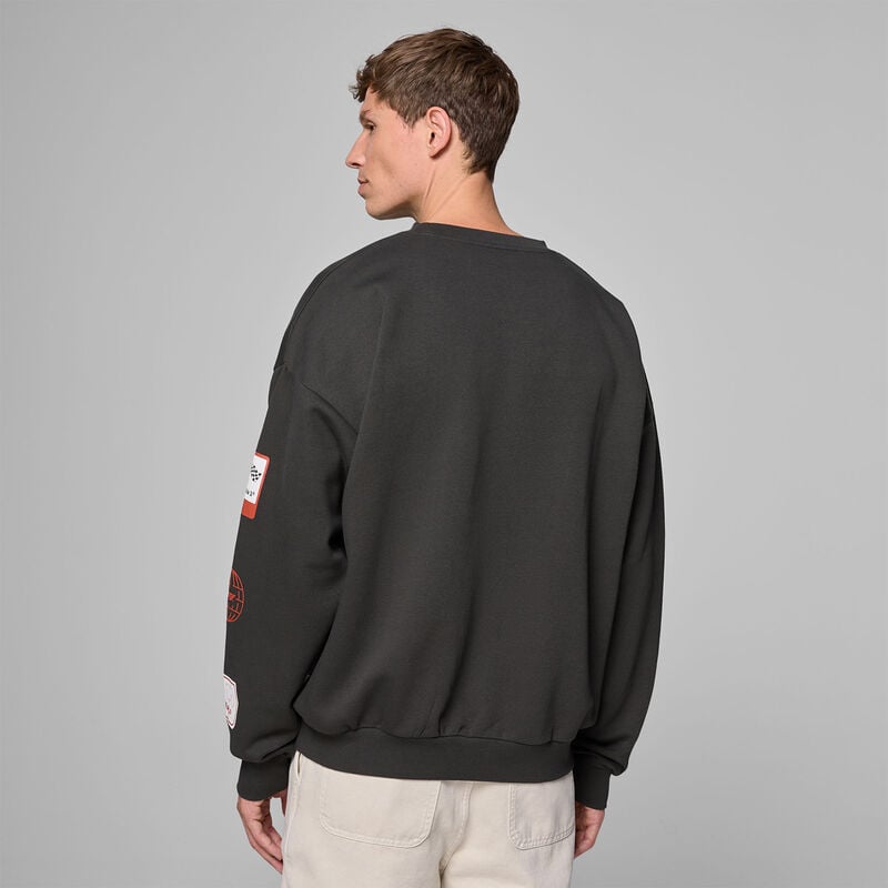 F1 FW HERITAGE GRAPHIC CREW SWEAT - black