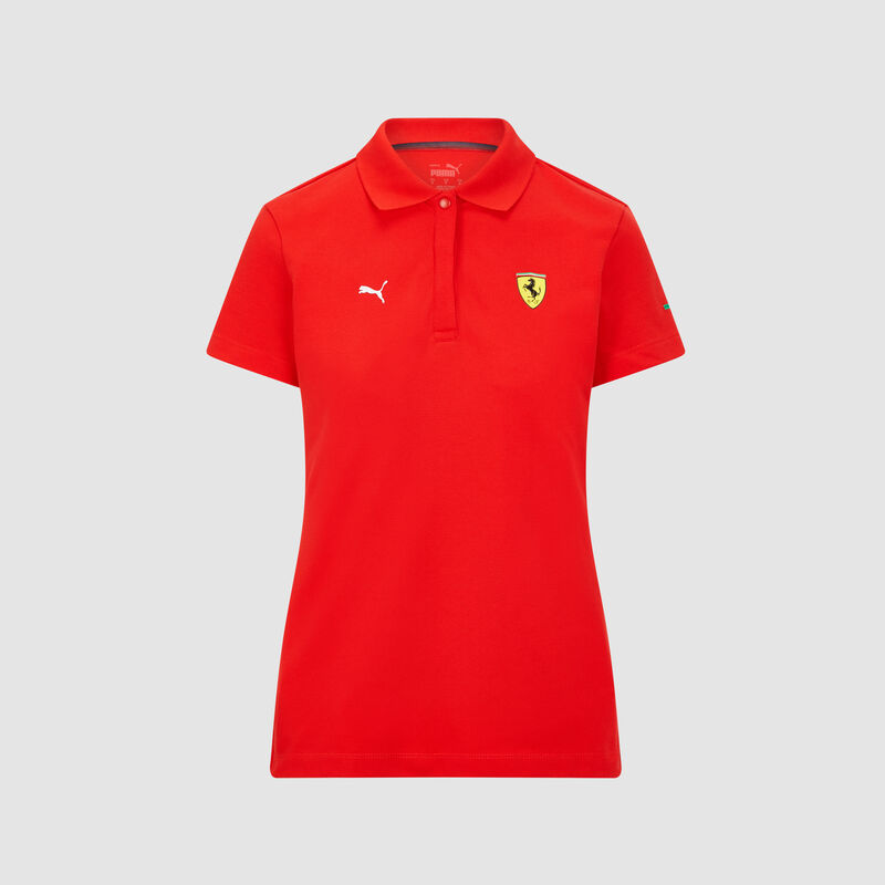 SF PU FW WOMENS CLASSIC POLO - red