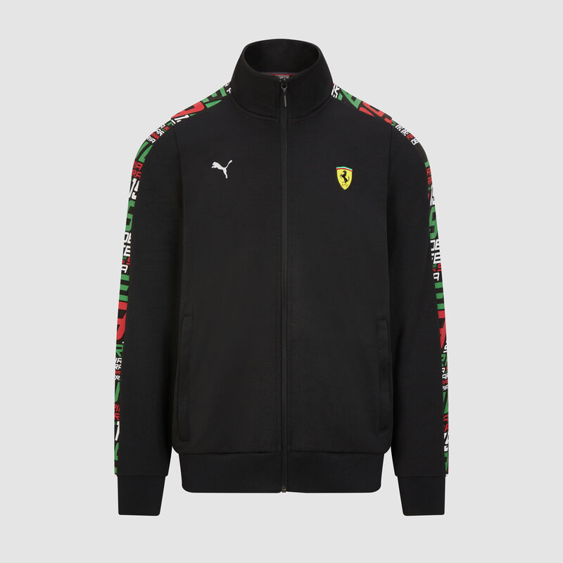 SF PU FW MENS TRACK JACKET - black