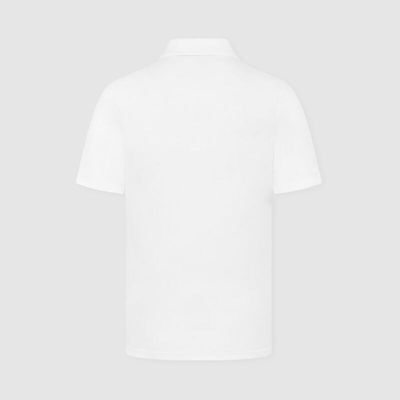 F1 FW MENS SMALL LOGO POLO - white