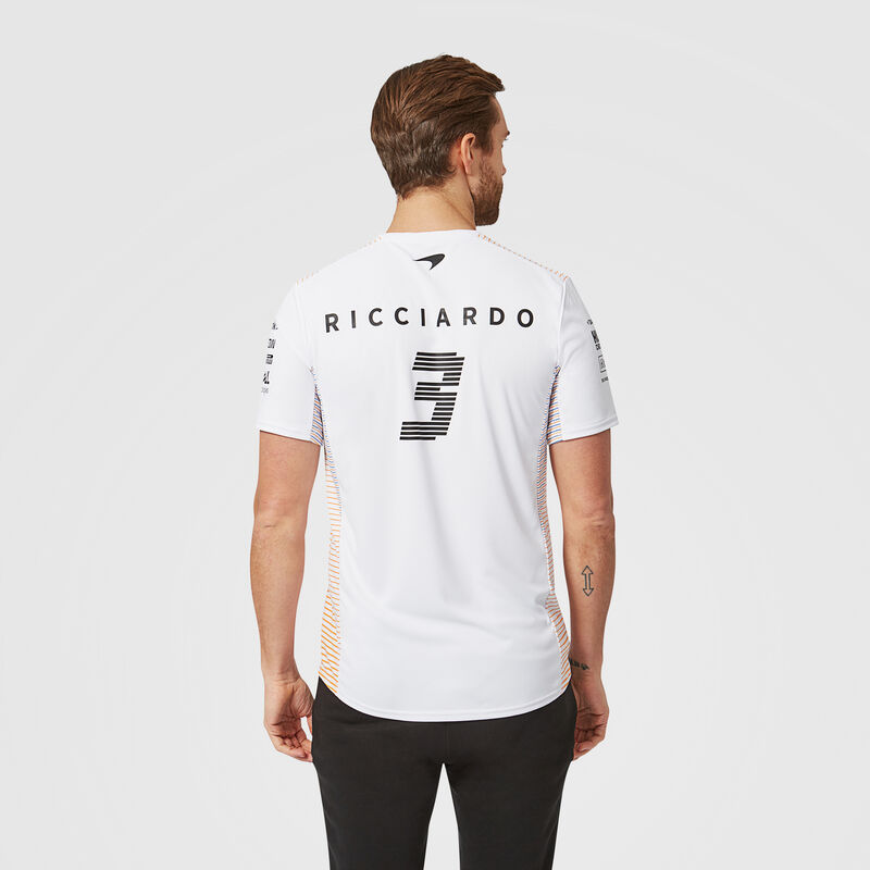 MCLAREN RP MENS RICCIARDO TEE - white