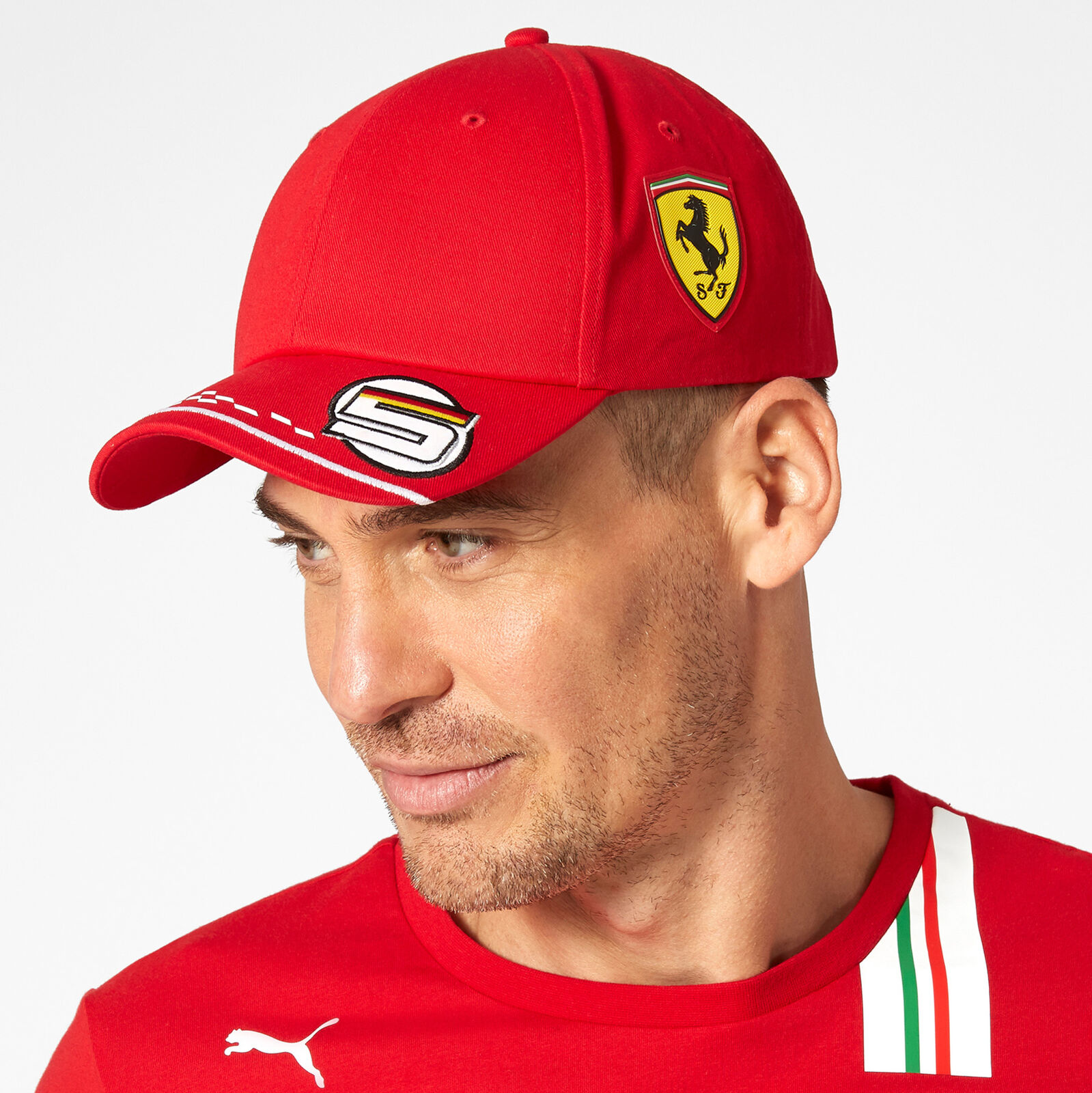 Gorra Sebastian Vettel del equipo 2020 - Scuderia Ferrari Fuel For Fans