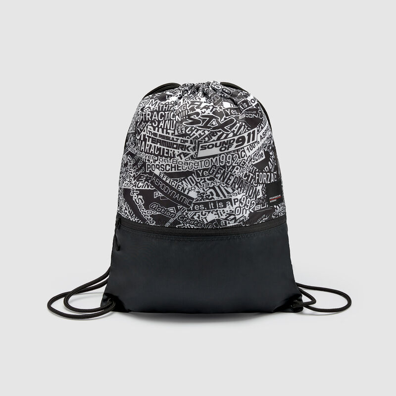 Statement Pull Bag 2025 - Porsche Motorsport - Black ONE SIZE - 8719203395197 - Fuel For Fans F1 Merchandise store