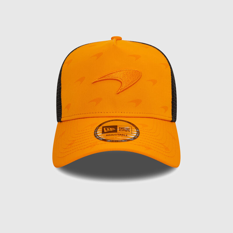 MCLAREN SL RP PRINT TRUCKER 9FORTY CAP - orange