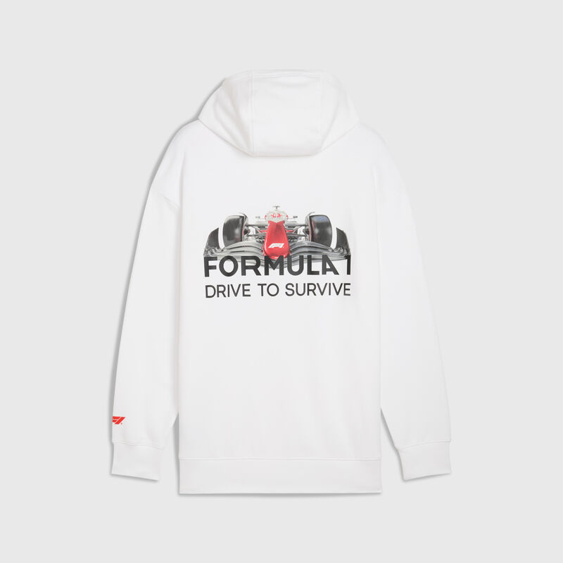 F1 FW DTS Hoodie Relaxed - white