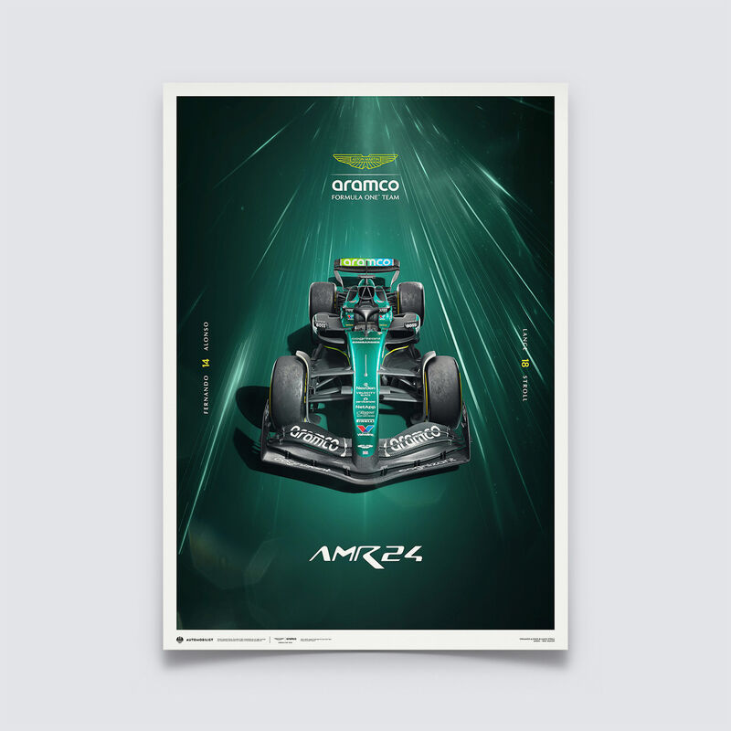 AMF1 AMR24 HYPER-FOCUS POSTER - green