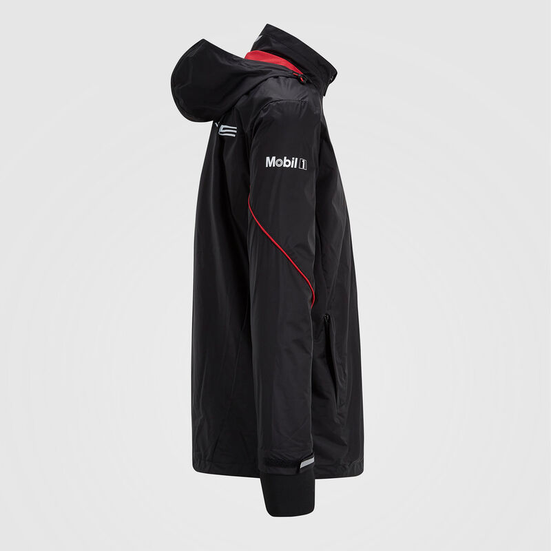 PORSCHE RP UNISEX TEAM RAIN JACKET - black