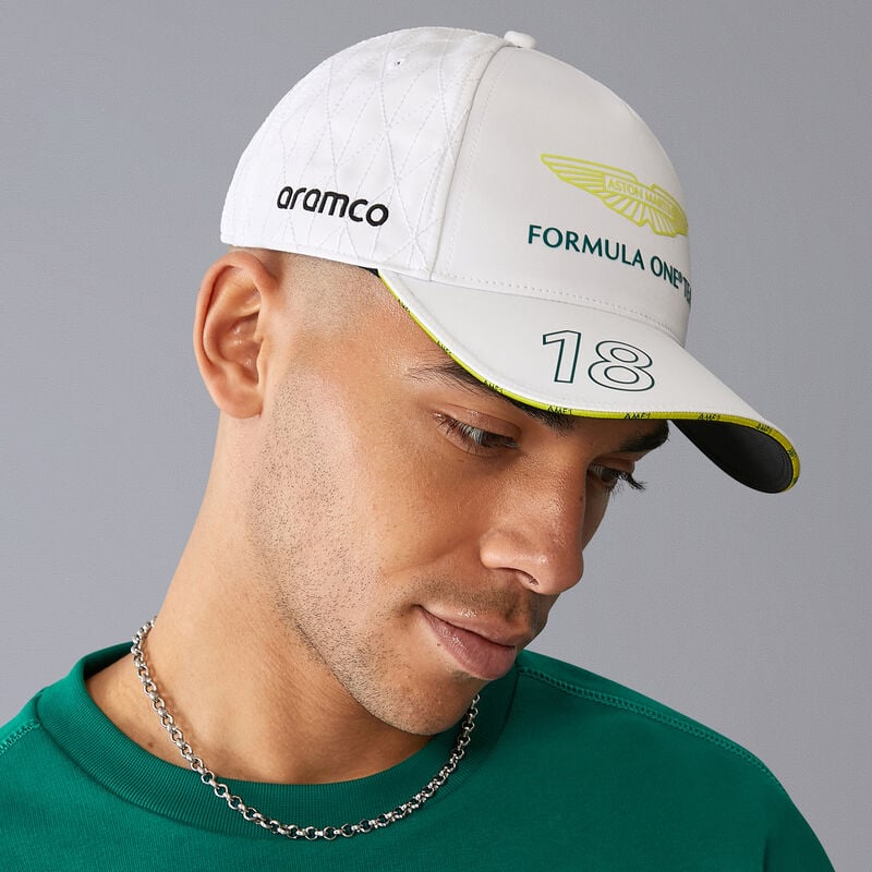 AMF1 RP STROLL TEAM CAP - white
