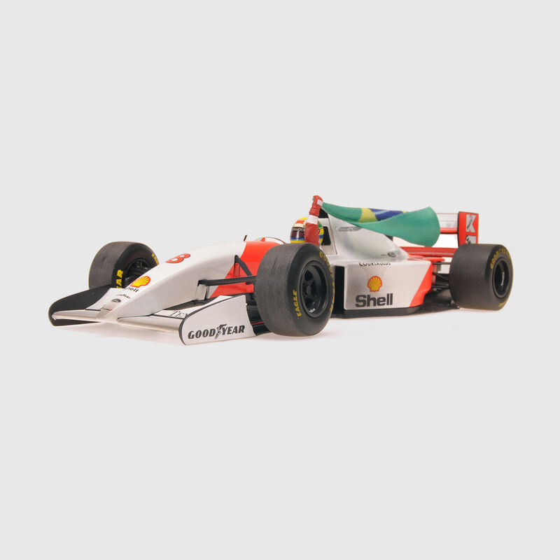 SENNA AUS GP 93 CAR 1:18 - white