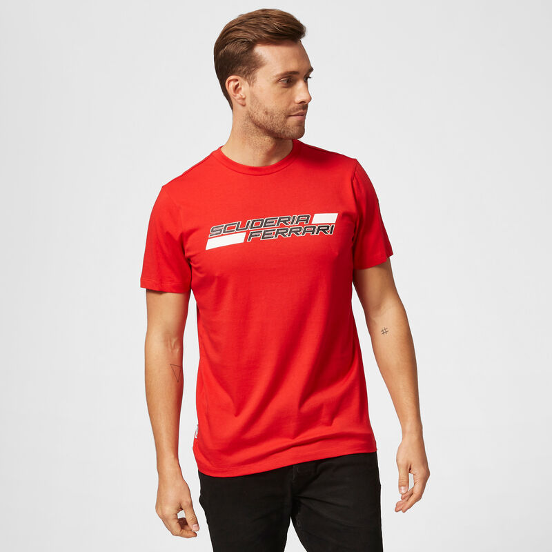 SF FW MENS SCUDERIA LOGO TEE - red