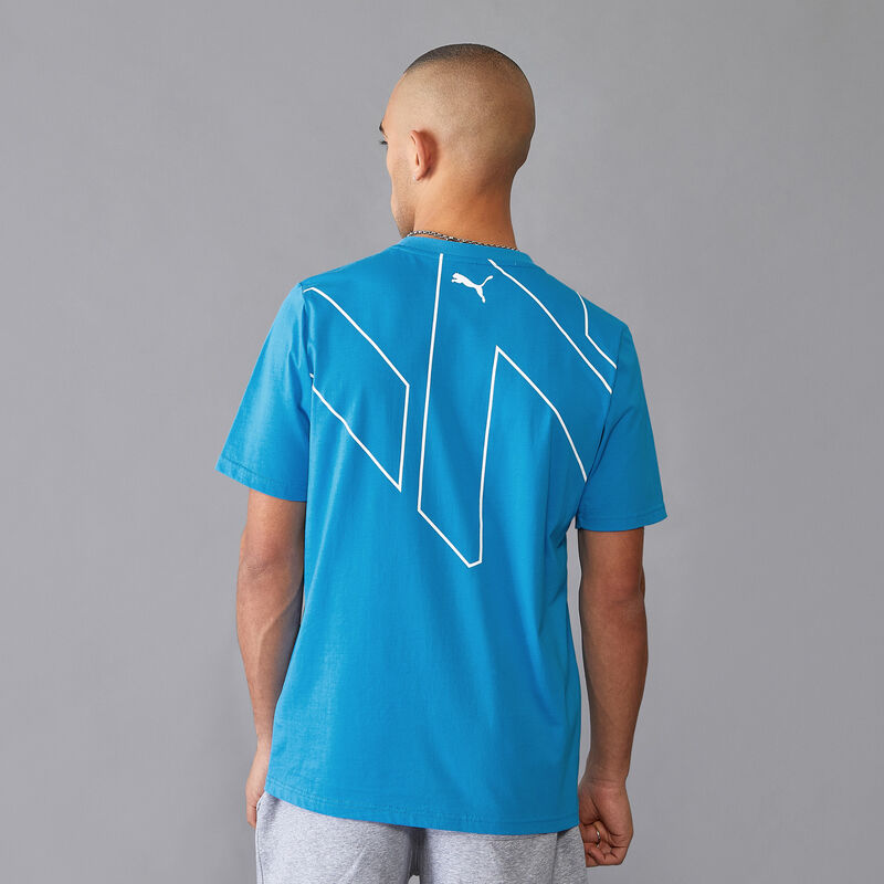 WILLIAM RACING FW MENS ABSTRACT W TEE - electric blue