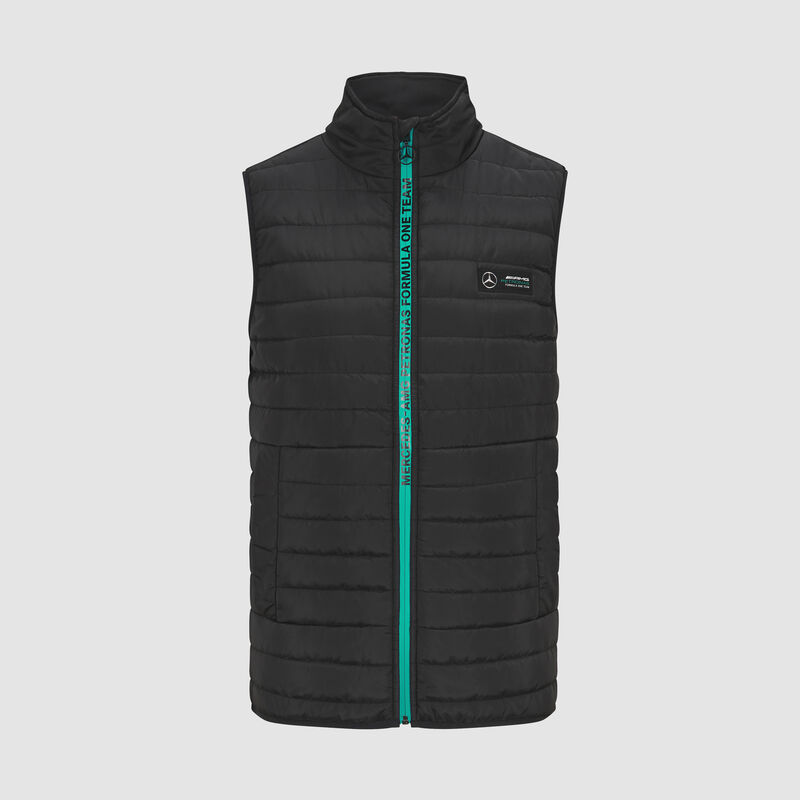 MAPF1 FW MENS LIGHTWEIGHT PADDED GILET - black