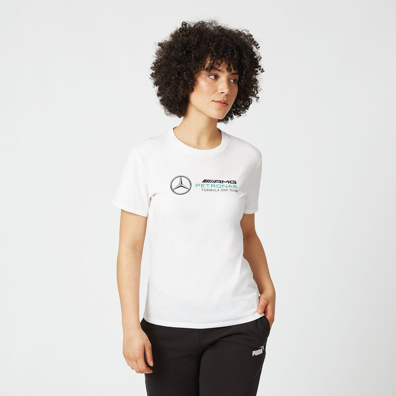 MAPF1 FW WOMENS LARGE LOGO TEE - white