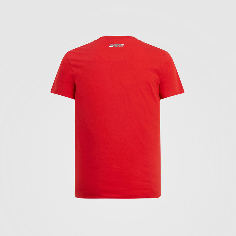 SF FW MENS ANGLED SCUDERIA GRAPHIC TEE - red