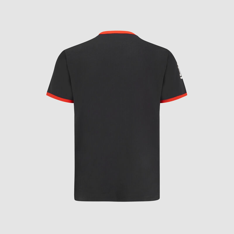 F1 FW RINGER TEE - black