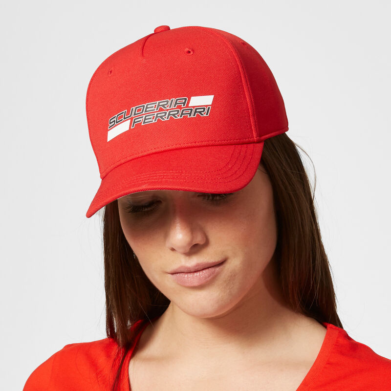 SF FW SCUDERIA LOGO BB CAP - red