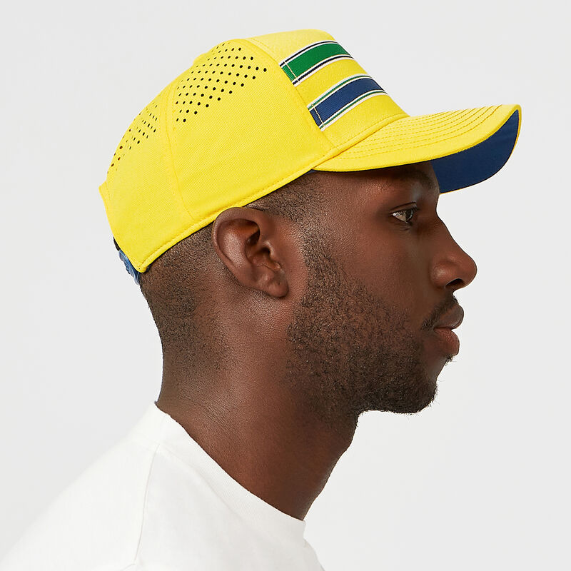 AS FW STRIPE BASEBALL CAP - yellow