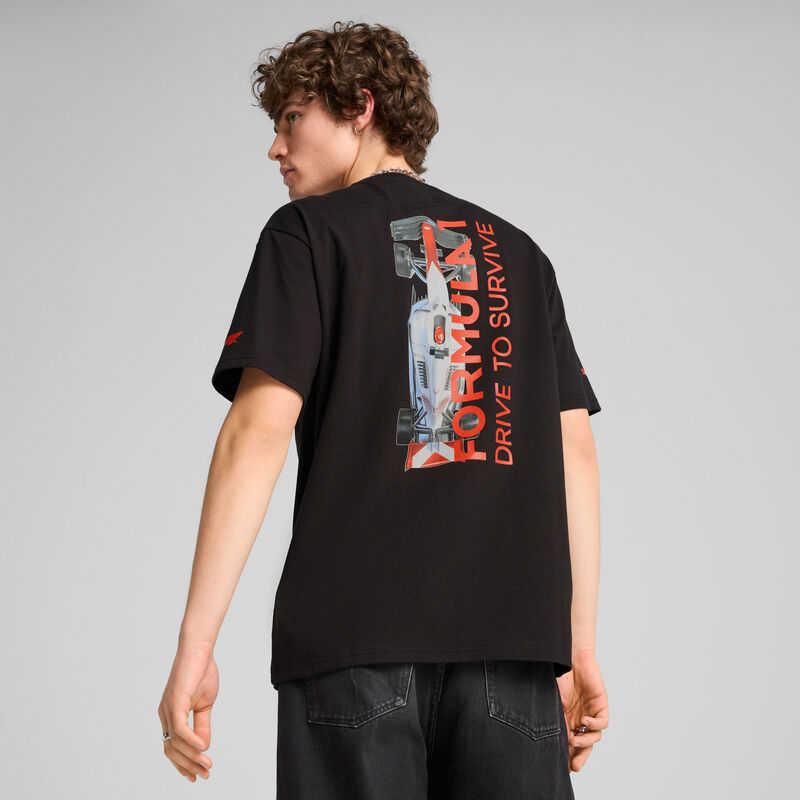 F1 FW DTS Graphic Tee Relaxed - black